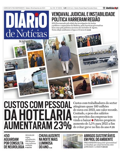 Edição do dia 28 Dezembro 2024 da pubicação Diário de Notícias