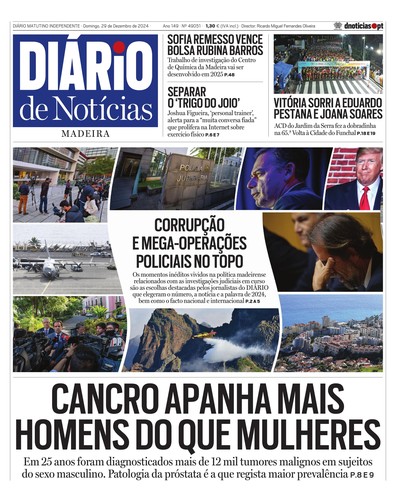 Edição do dia 29 Dezembro 2024 da pubicação Diário de Notícias