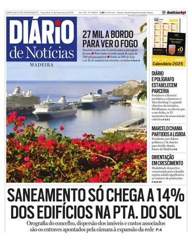 Edição do dia 31 Dezembro 2024 da pubicação Diário de Notícias