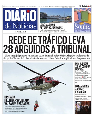 Edição do dia 19 Fevereiro 2025 da pubicação Diário de Notícias