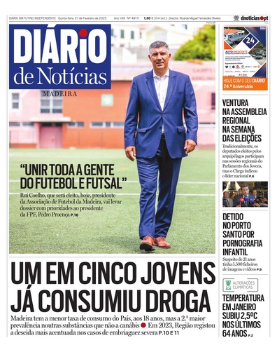 Edição do dia 27 Fevereiro 2025 da pubicação Diário de Notícias