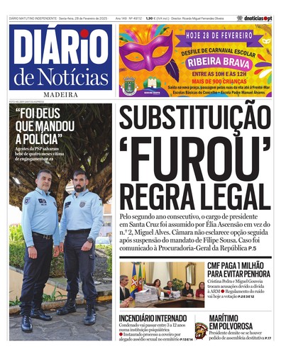 Edição do dia 28 Fevereiro 2025 da pubicação Diário de Notícias