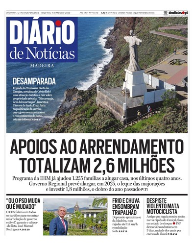 Edição do dia 4 Março 2025 da pubicação Diário de Notícias