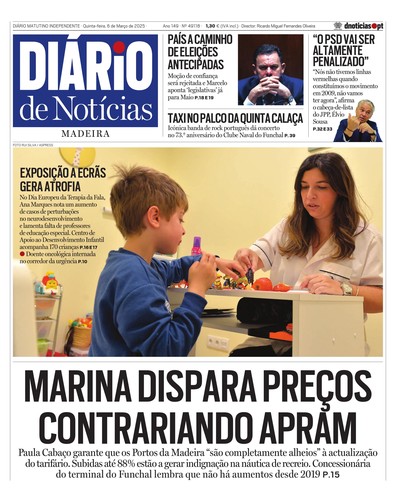 Edição do dia 6 Março 2025 da pubicação Diário de Notícias