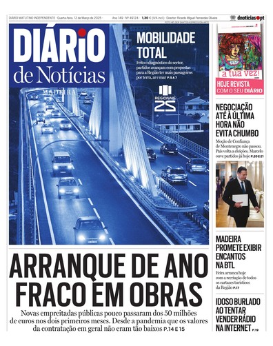 Edição do dia 12 Março 2025 da pubicação Diário de Notícias