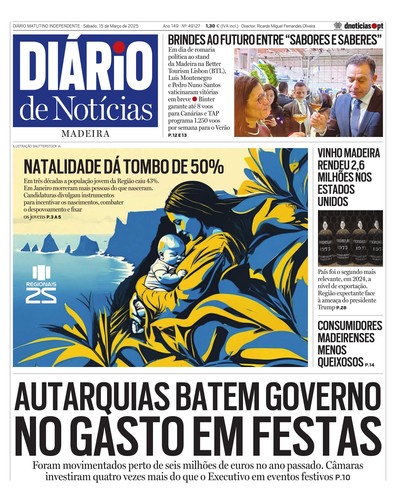 Edição do dia 15 Março 2025 da pubicação Diário de Notícias