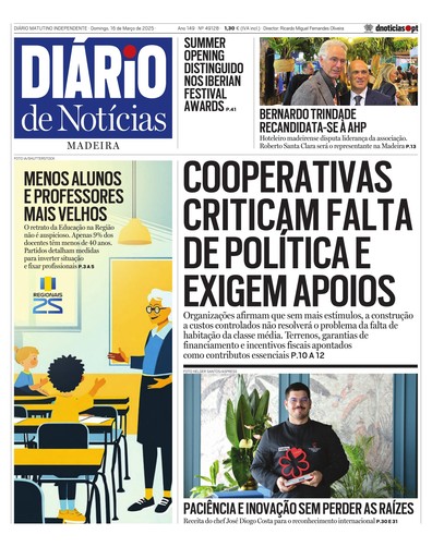 Edição do dia 16 Março 2025 da pubicação Diário de Notícias