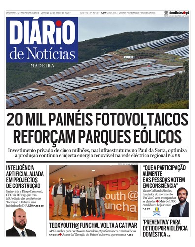Edição do dia 23 Março 2025 da pubicação Diário de Notícias