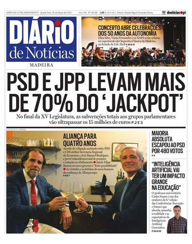 Edição do dia 26 Março 2025 da pubicação Diário de Notícias