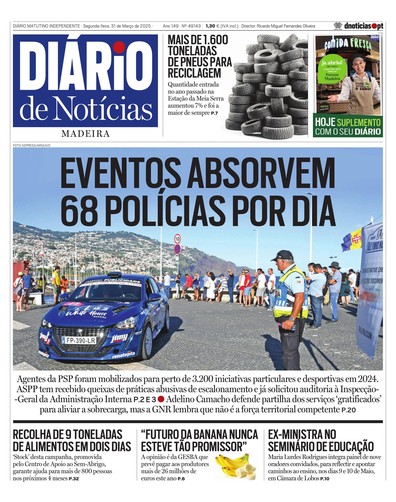 Edição do dia 31 Março 2025 da pubicação Diário de Notícias