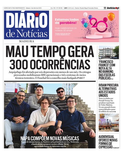 Edição do dia 5 Abril 2025 da pubicação Diário de Notícias