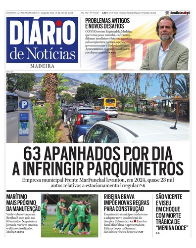 Edição do dia 14 Abril 2025 da pubicação Diário de Notícias