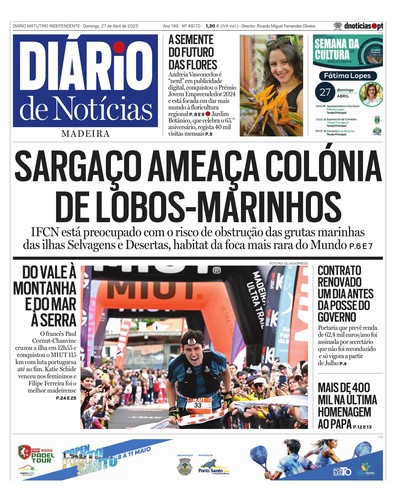 Edição do dia 27 Abril 2025 da pubicação Diário de Notícias