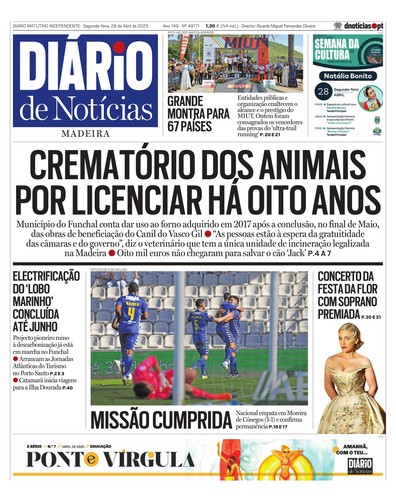 Edição do dia 28 Abril 2025 da pubicação Diário de Notícias