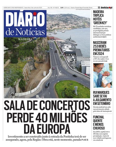 Edição do dia 6 Junho 2025 da pubicação Diário de Notícias