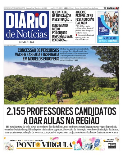 Edição do dia 16 Junho 2025 da pubicação Diário de Notícias