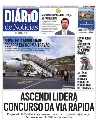 Edição do dia 15 Abril 2026 da pubicação Diário de Notícias