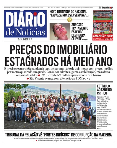 Edição do dia 21 Maio 2026 da pubicação Diário de Notícias