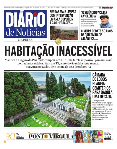 Edição do dia 15 Junho 2026 da pubicação Diário de Notícias