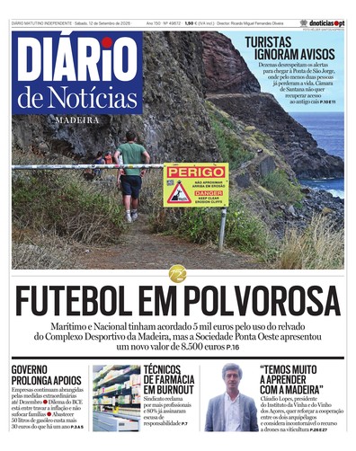 Edição do dia 12 Setembro 2026 da pubicação Diário de Notícias