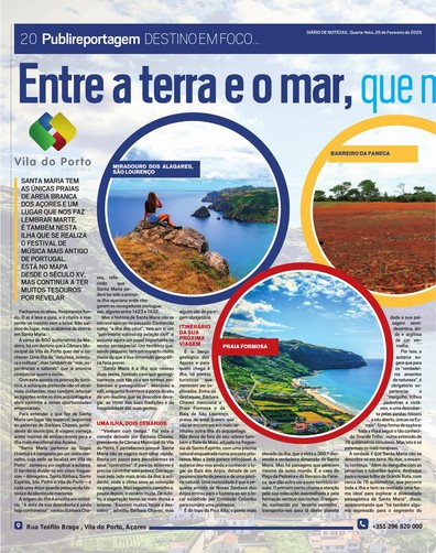 Edição do dia 26 Fevereiro 2025 da pubicação Destino Em Foco